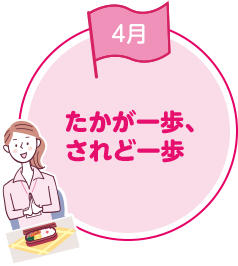 たかが一歩、されど一歩