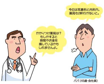 「かかりつけ薬局は?もしかすると時間やお金を損してるかもしれませんよ」