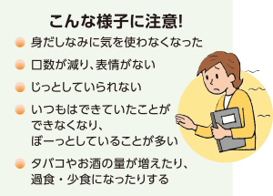 こんな様子に注意!