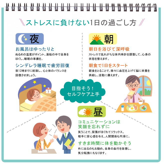 ストレスに負けない1日の過ごし方